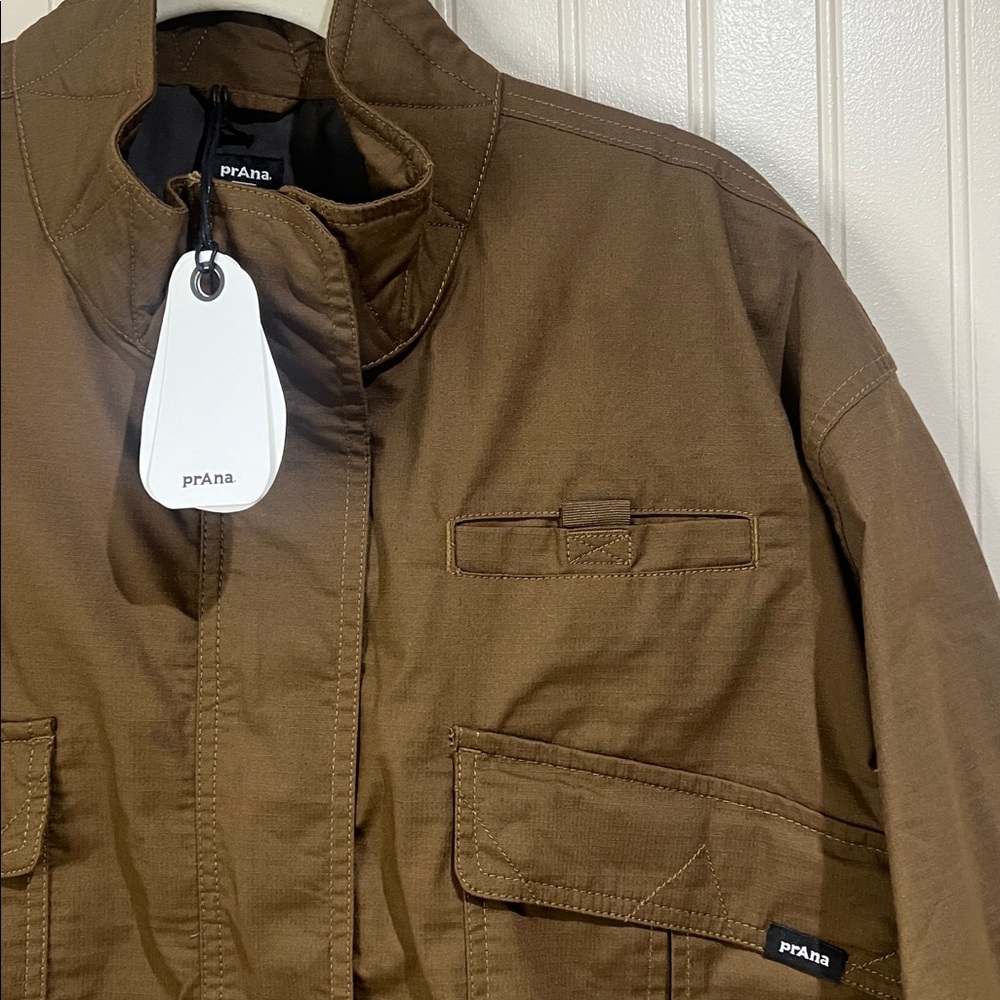 NWT PRANA Women’s palisades ripstop jacket Rich Earth Size Small - Picture 3 of 12